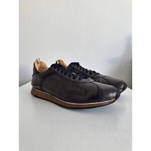 Officine Creative Keino Polished Leather Sneakers